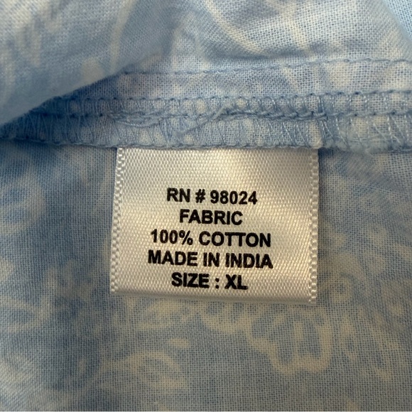 Jennifer Grace Flutter Sleeve Lace Trim Blouse XL Cottagecore Boho Feminine - Picture 7 of 11